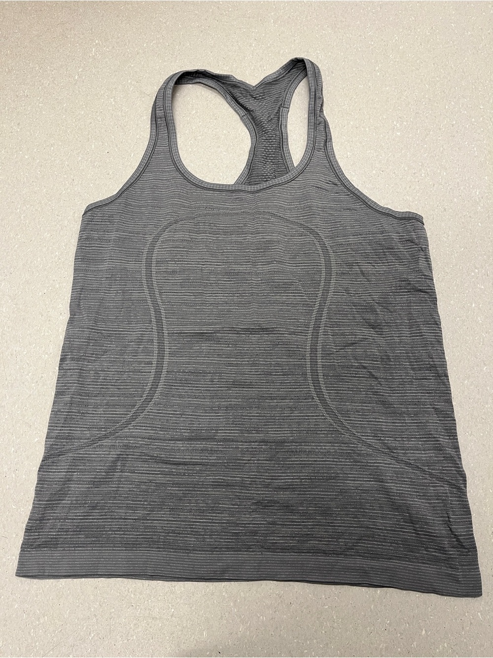 Lululemon Swiftly Tech Racerback Heathered Slate size 12
